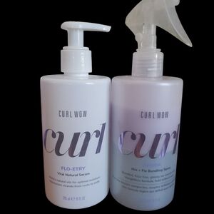 White and Lavender Hair Care Set for y Hair